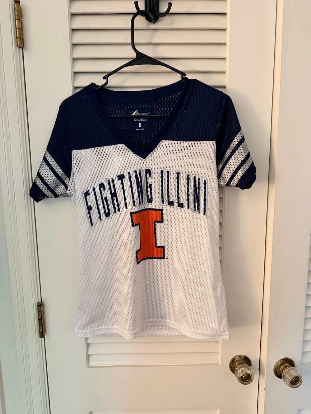 Women’s Illini U of Illinois mesh jersey shirt